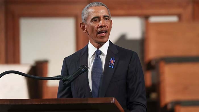“America was built by John Lewises”: Obama honors civil-rights icon’s legacy at Atlanta funeral