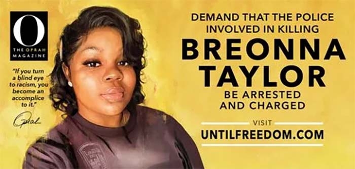 Oprah Winfrey is demanding justice for Breonna Taylor with 26 billboards in Louisville