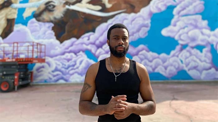 Black Artist Getting Racist Backlash For Painting a Black Lives Matter Mural