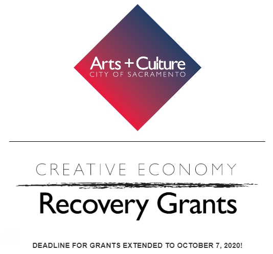 Round 2 of City of Sac Creative Economy Recovery Grants Deadline extended to Oct 7th