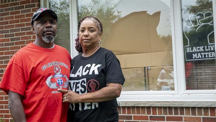 Suspect accused of targeting Michigan family with Black Lives Matter sign in window