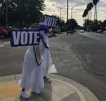 vote streetcorner