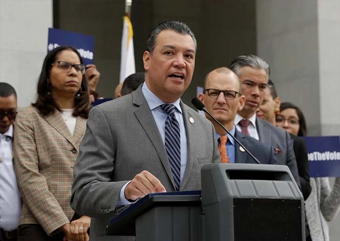California’s first Latino senator: Alex Padilla picked to fill Kamala Harris’ Senate seat
