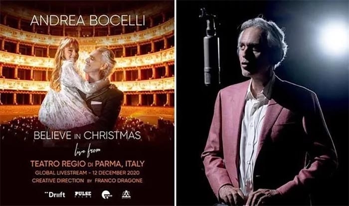 Catch Andrea Bocelli’s Virtual Christmas Concert On December 12