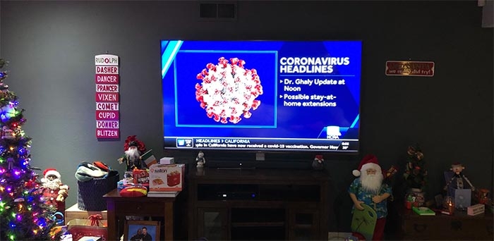 COVID CONVOS — Despite The Virus, Christmas Came Just The Same