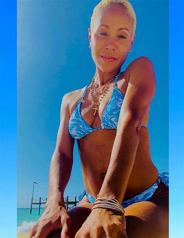 Jada Pinkett Smith stuns in tiny blue bikini on New Year’s Eve