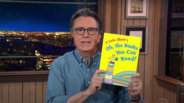 Stephen Colbert has a poem for anyone angry about those racist Dr. Seuss books being pulled