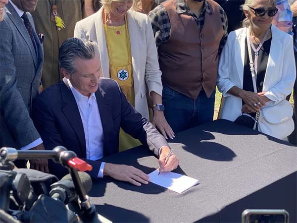 California Gov. Gavin Newsom signs law returning beachfront land stripped from Black family