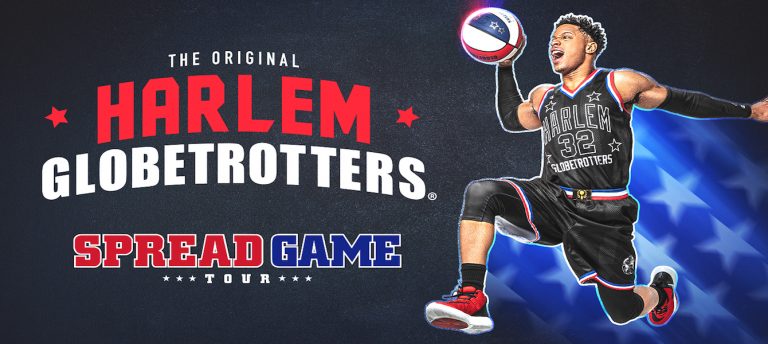 Harlem Globetrotters on their “Spread Game” tour in Sacramento