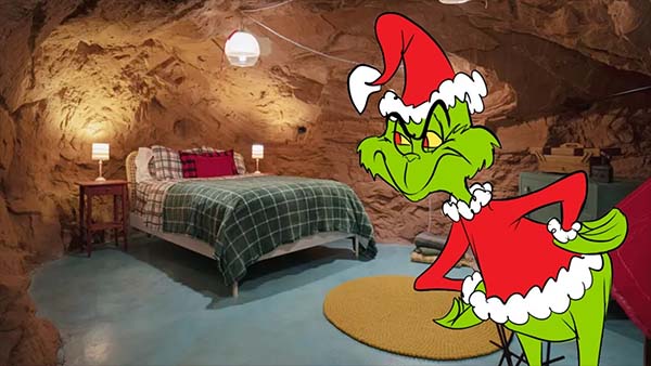 Stay in the Grinch’s cave in Utah during the holidays