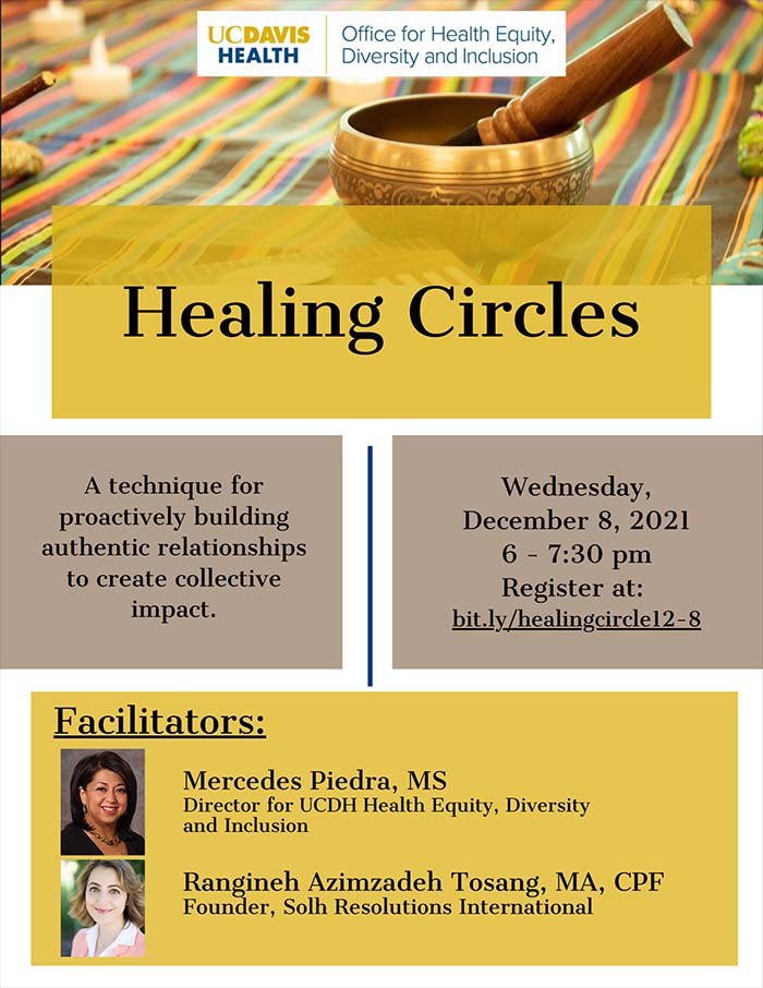 Join Us! Virtual Healing Circles on Wed-12/8