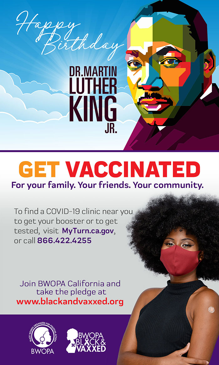 BWOPA Black & VAXXED:  Get Vaccinated For Your Family, Your Friends, & Your Community