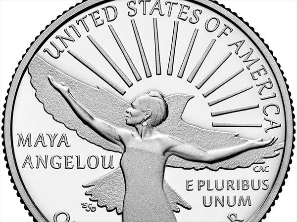 Maya Angelou becomes the first Black woman to appear on the U.S. quarter