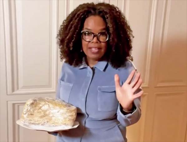 Oprah Winfrey Threw out Half a Cake to ‘Reset’ Her Diet for the New Year