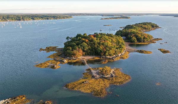 You Can Rent an Entire Private Island in Maine — Home to Wild Beaches and a Stunning 13-bedroom Mansion