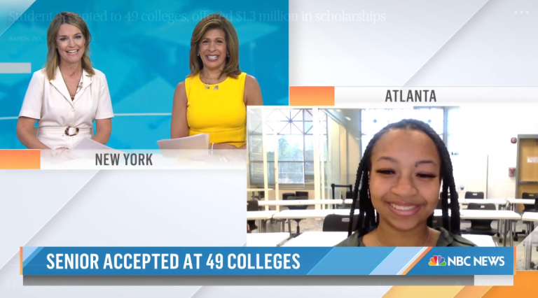 Georgia teen who got in to 49 colleges shares her secret