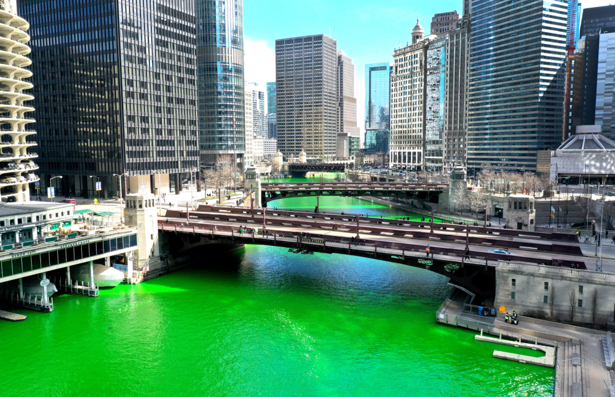 How and Why Chicago Turns Its River Green for St. Patrick's Day