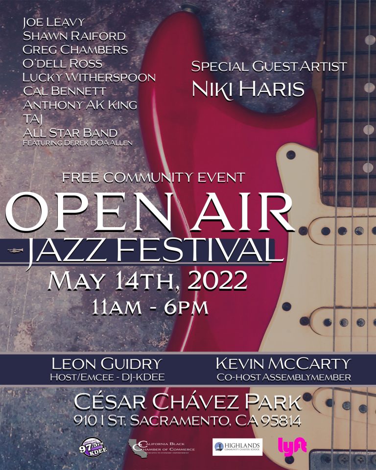 Open Air Jazz Festival in Sacramento | Saturday, May 14th