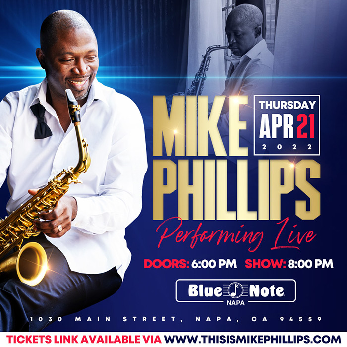 Mike Phillips Performing Live at Blue Note in Napa