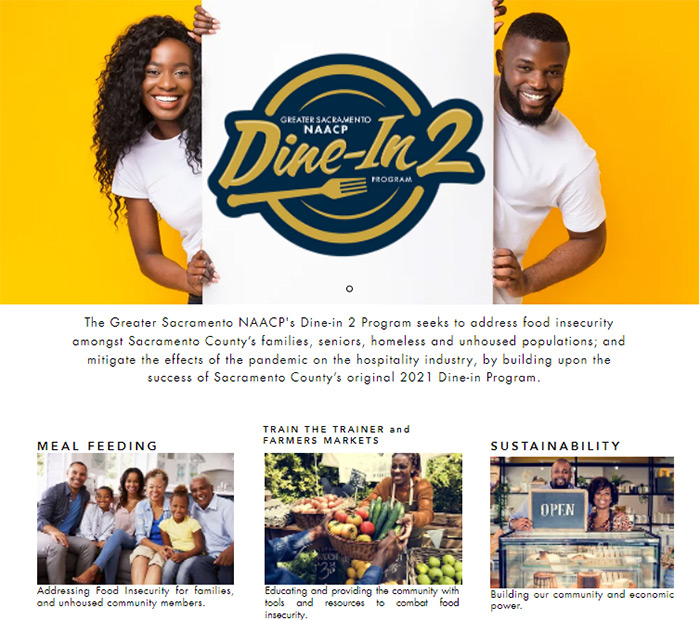 Now accepting applications! The Greater Sacramento NAACP’s Dine-in 2 Program – FOOD RESOURCES