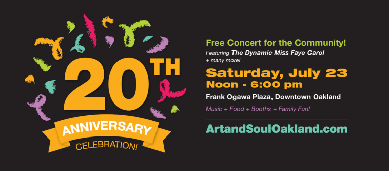 Art & Soul Oakland 20th Anniversary Celebration