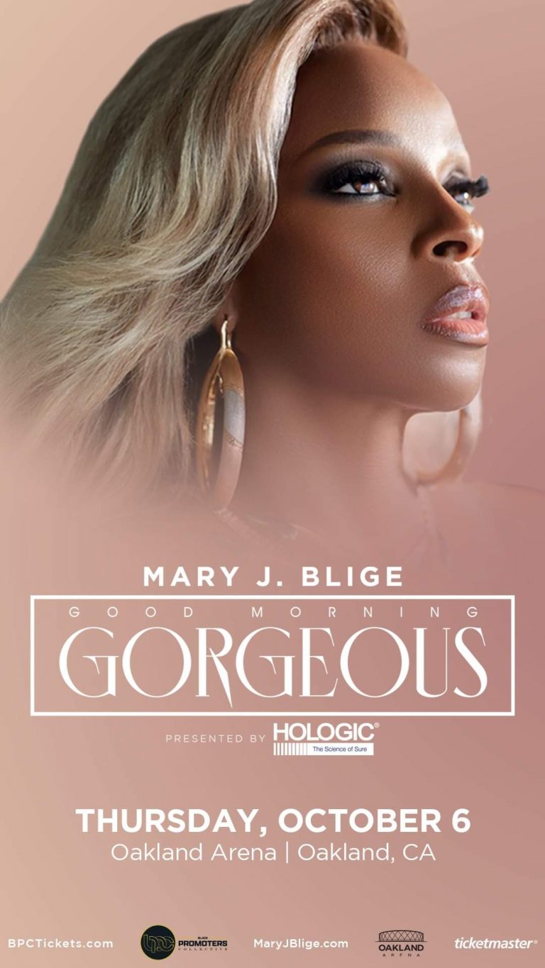 Mary J Blige at Oakland Arena on Oct 6th – WILL YOU BE THERE?