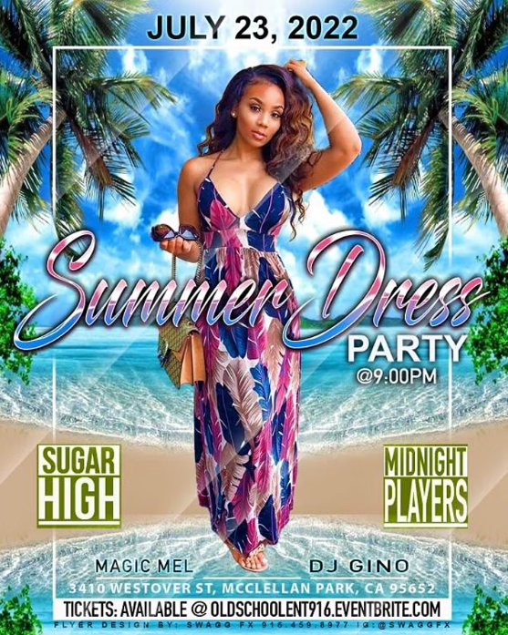 Summer Dress Party with Sugar High & Midnight Players