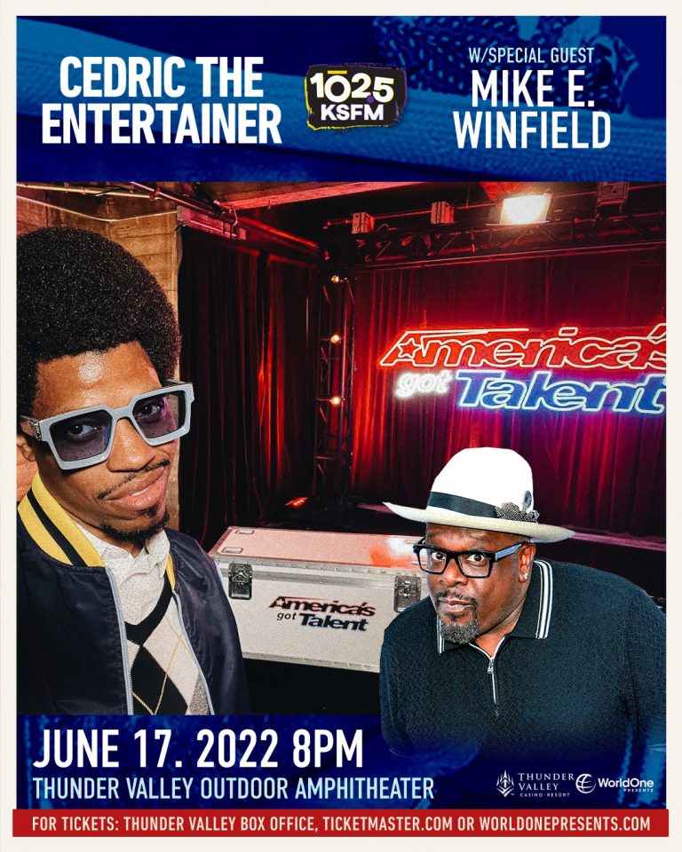 UPDATE: Cedric The Entertainer w/ special guest Mike E. Winfield at Thunder Valley
