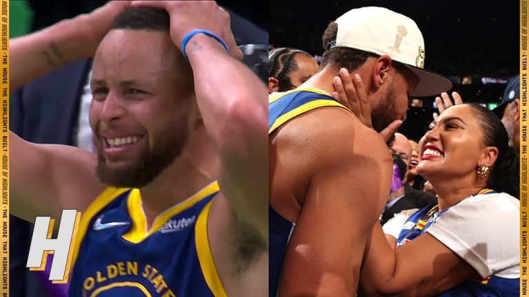 Steph Curry & Warriors Celebrate after Winning 2022 NBA Finals