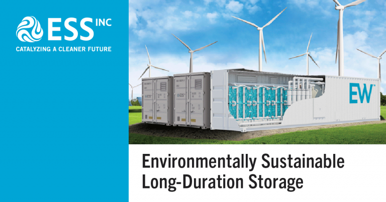 Accelerating decarbonization, ESS Inc. and SMUD announce agreement for long-duration energy storage solutions