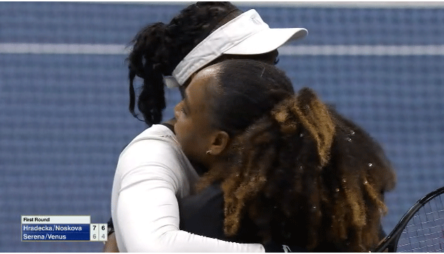 Serena and Venus Williams knocked out of U.S. Open doubles by Lucie Hradecka and Linda Noskova