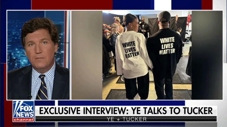 Kanye West Defends White Lives Matter Shirt During Controversial Tucker Carlson Interview