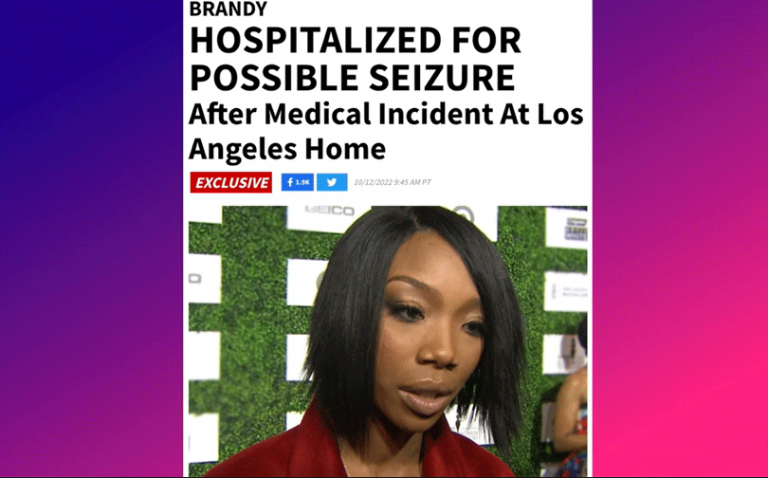 Report: Brandy Recovering in Hospital After Suffering Possible Seizure
