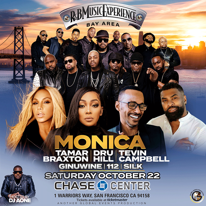 Don’t miss the Bay Area R&B Music Experience at Chase Center in San Franciso