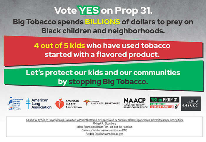 Vote Yes on Prop 31