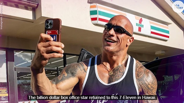 USA TODAY: Dwayne ‘The Rock’ Johnson buys all the Snickers in Hawaii 7-Eleven to ‘right this wrong’
