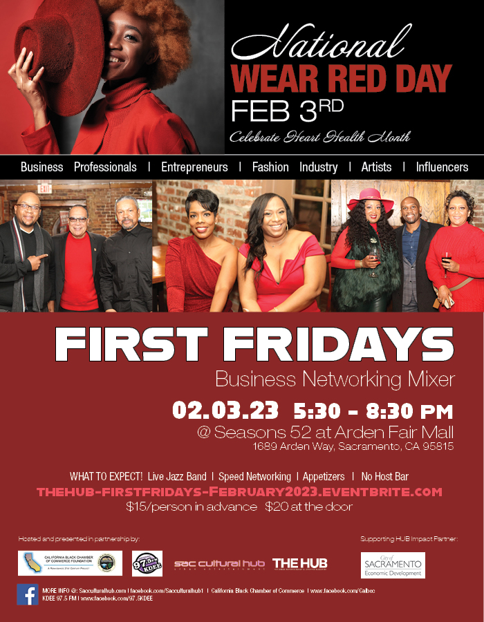 February FIRST FRIDAYS National Wear Red Day – Heart Health Month