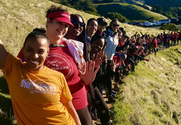 510 Hikers Hiking through the rolling hills of Rodeo Beach and Marin Headlands!