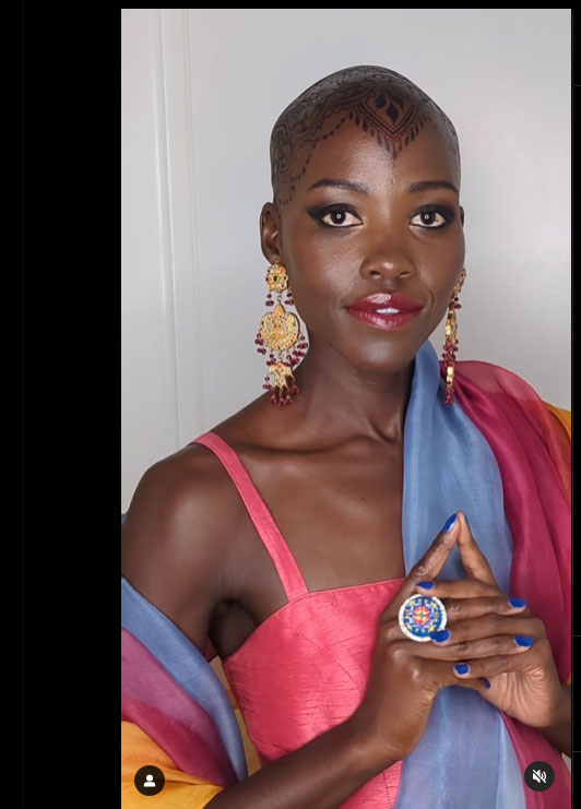 Lupita Nyong’o Celebrates Her Newly Shaved Head With Stunning Selfie