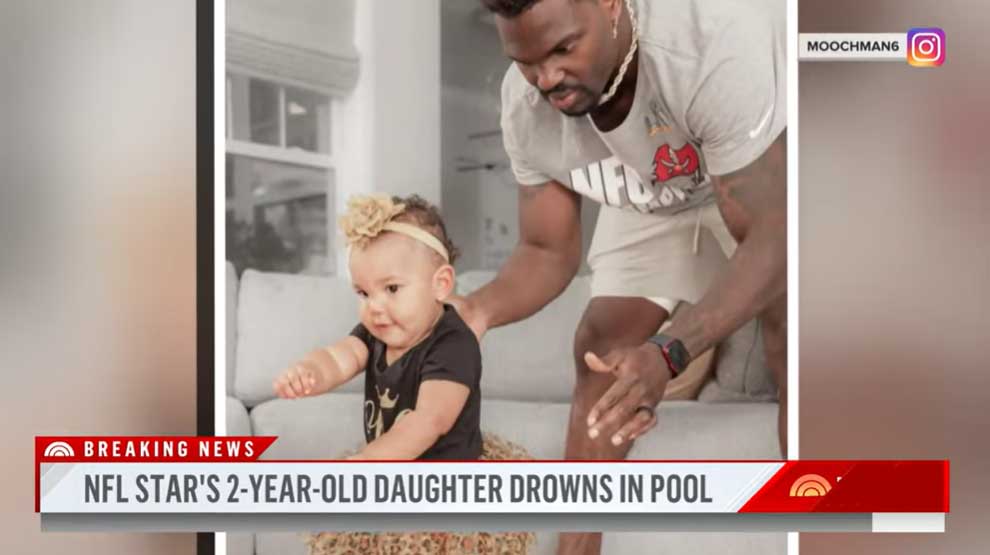 LB Shaquil Barrett’s 2-year-old daughter drowns in pool