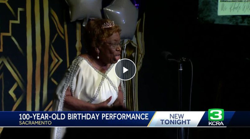 A star was born: Sacramento woman celebrates 100th birthday with song