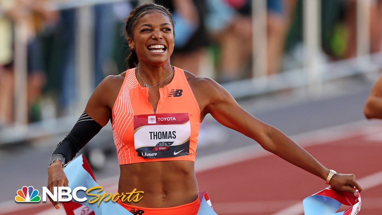 Gabby Thomas speeds past Sha’Carri Richardson in world-leading 200m win at Nationals | NBC Sports