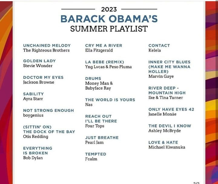Leonard Cohen, Ice Spice and Nicki Minaj Make Barack Obama’s Annual Summer Playlist