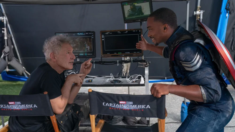 Anthony Mackie Forgot His ‘Captain America 4’ Lines Because Harrison Ford Was So Intimidating, Then Ford Said: ‘Let’s Shoot This Piece of S—’