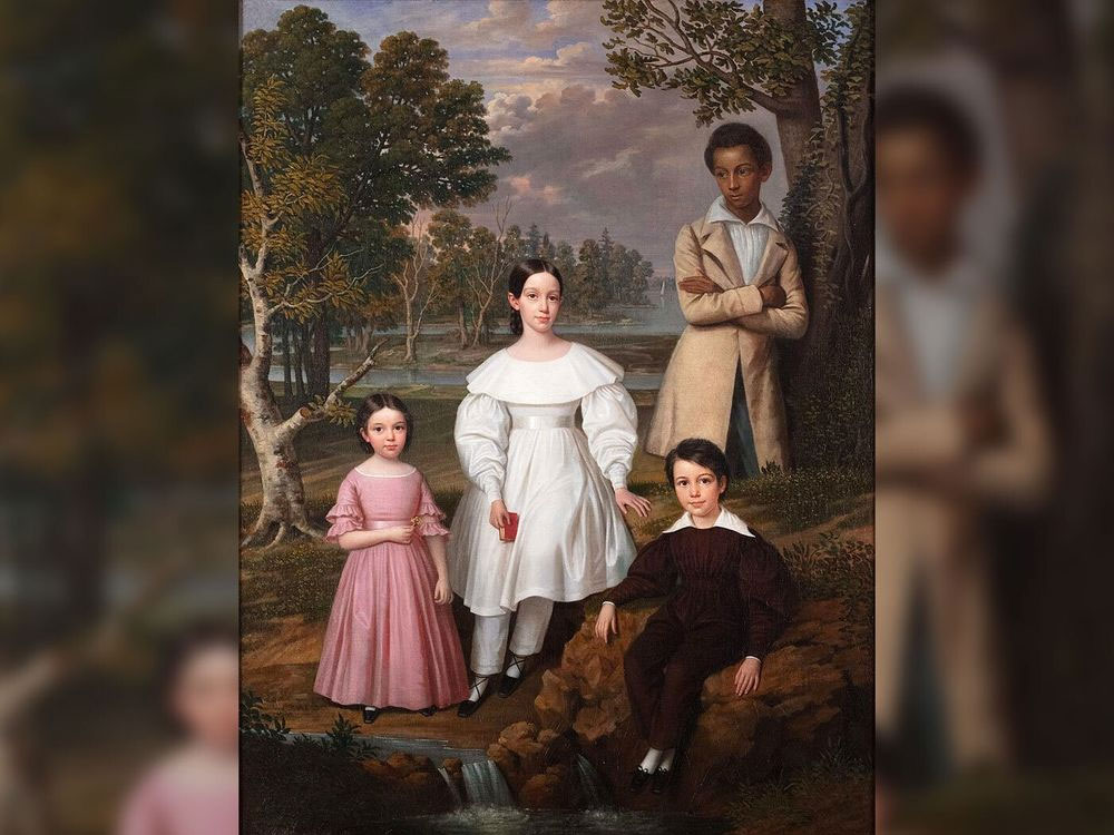 Who Was the Enslaved Child Painted Out of This 1837 Portrait?