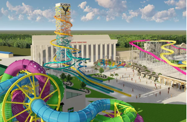 The Tallest Waterslide in America Is Under Construction in this Midwest City: See the Images