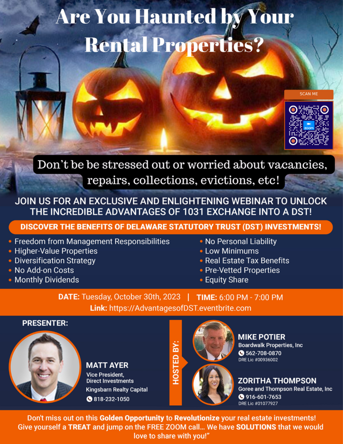 Tired of being a Landlord!! Are you Haunted by Your Rental Properties? Learn more about solutions to relieve you!