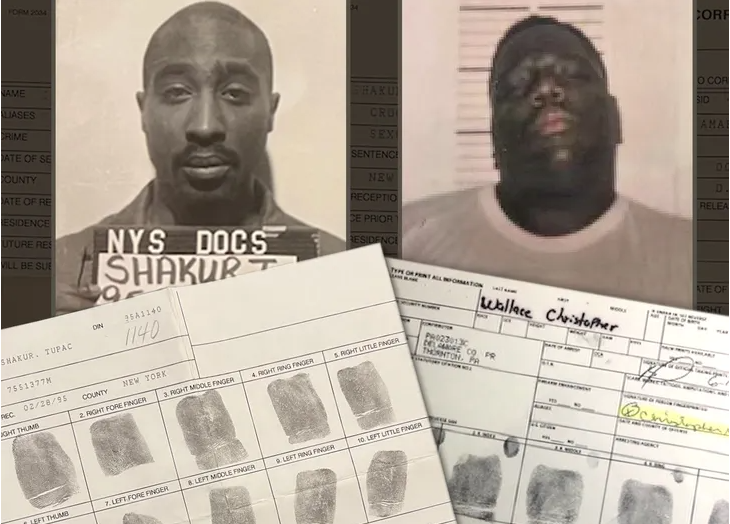 Tupac And Biggie’s Signed Arrest Fingerprint Cards For Sale