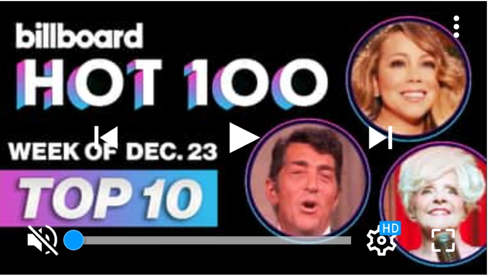 Mariah Carey’s ‘Christmas’ Back at No. 1 on Hot 100