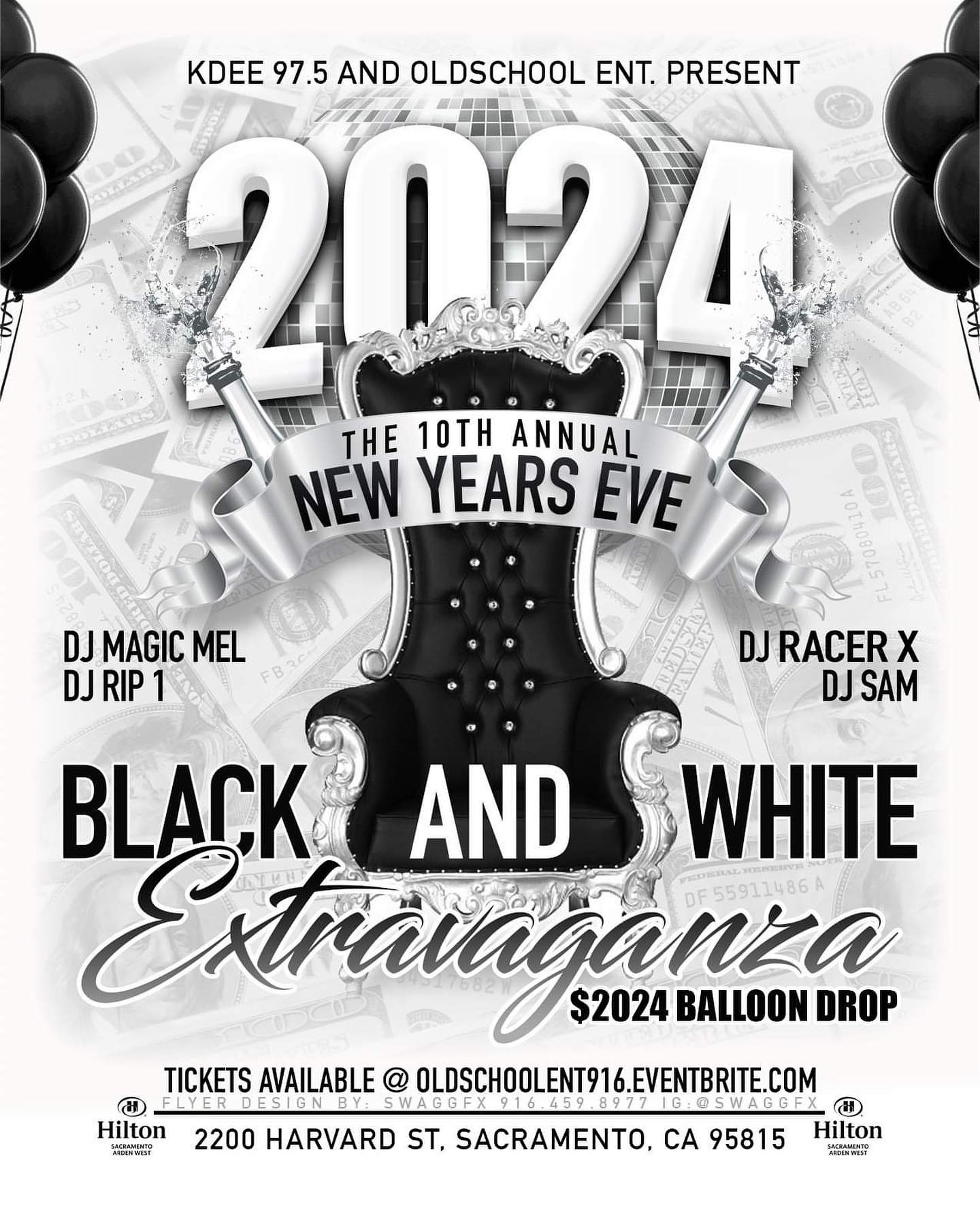 97.5 and OSE presents the New Years Black and White Extravaganza!